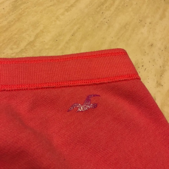 Hollister Pink Heart Sweatpants L - Picture 4 of 5